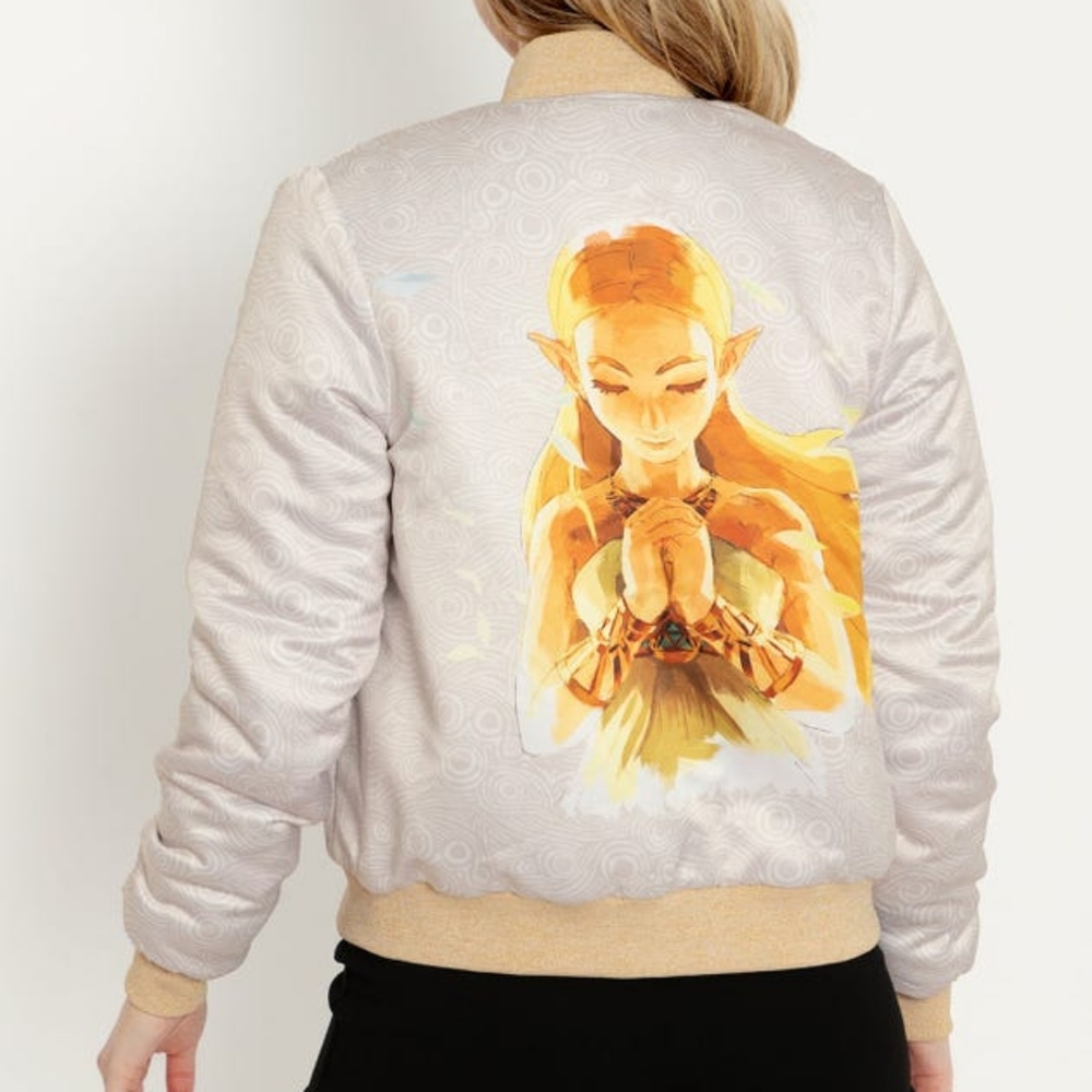Blackmilk The Legend Of Zelda Breath Of The Wild Bomber Jacket NWT L